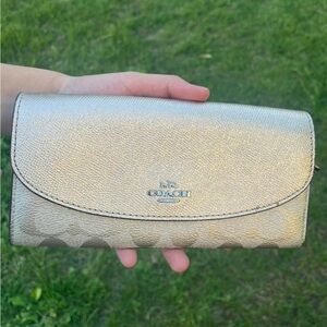 Coach Gold Women's Clutch